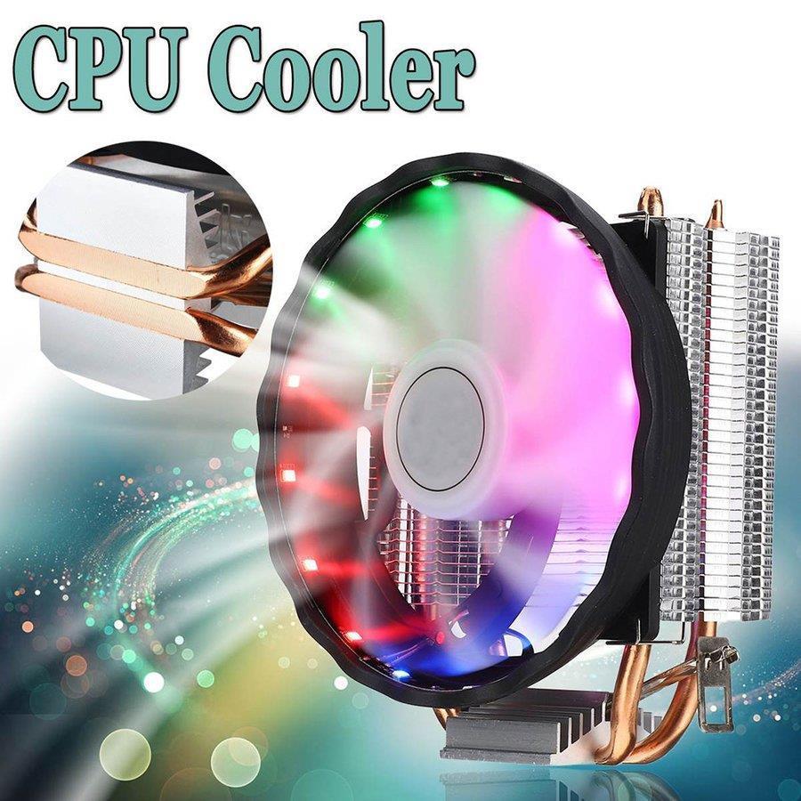 120ミリメートルled rgb cpuクーラー4pinためにヒートシンクの冷却インテルソケットlga 1155 1156 1155 775｜m5103