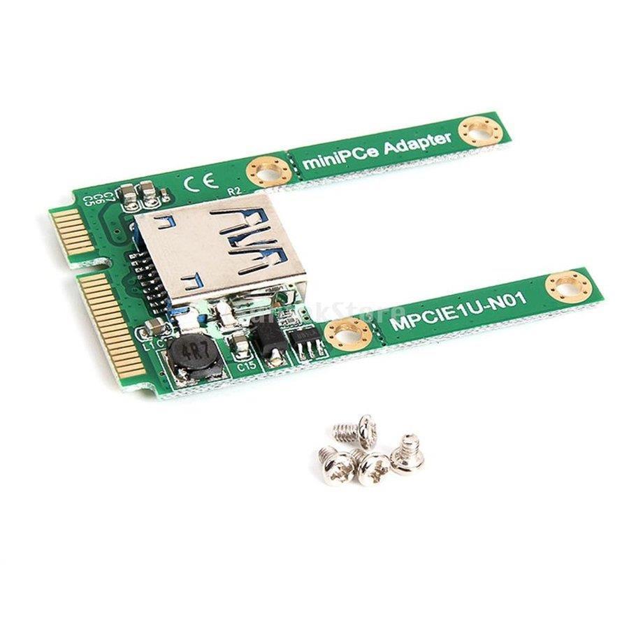 384円 最も信頼できる Fenteer PCB 51 30 5.8ミリメートル ニュー ミニ PCI-E カード スロット拡張→U 2.0 インタフェース アダプタ ライザカード