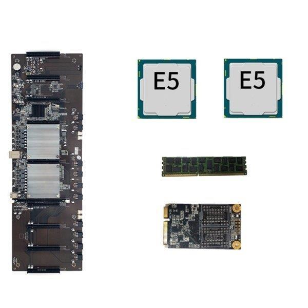 BTC-X79、CPUグラフィックスマザーボード8 PCIE、16Xストレート2011ピンDDR365mmサポート9カード3060グラフィッ｜m5103｜07
