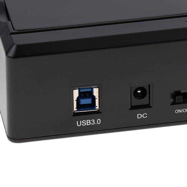 USB3.0からデュアルベイSATAハードドライブドックスタンド3.5 インイン 2.5インインHDDドッキングステーション｜m5103｜03