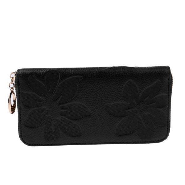 女性の女性の柔らかい革の財布の長いカードホルダーケースの財布のハンドバッグのバック｜m5103｜02