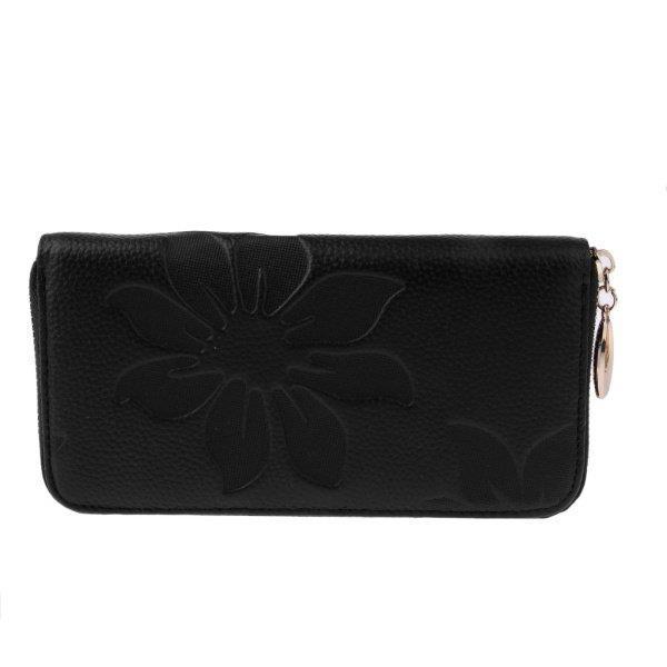 女性の女性の柔らかい革の財布の長いカードホルダーケースの財布のハンドバッグのバック｜m5103｜06