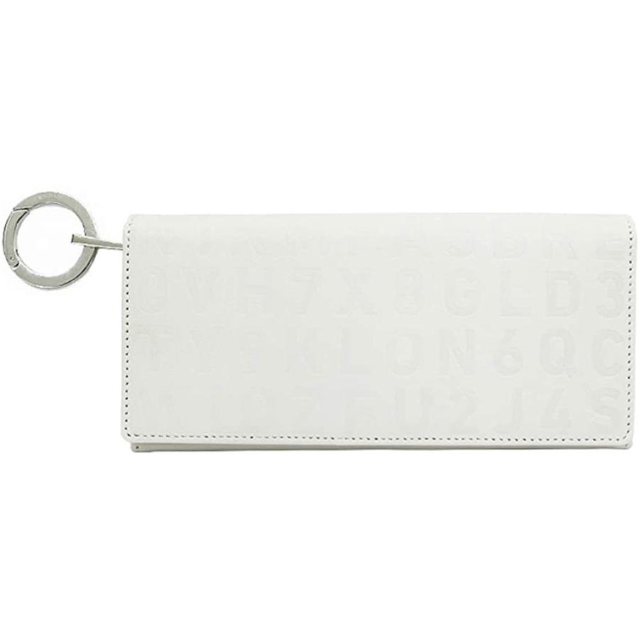 税込 送料無料 レザー 本革 レディース メンズ ウォレット 長財布 財布 日本製 Klon ユニセックス ブランド 人気 おしゃれ 型押し 白 ホワイト シンプル 財布