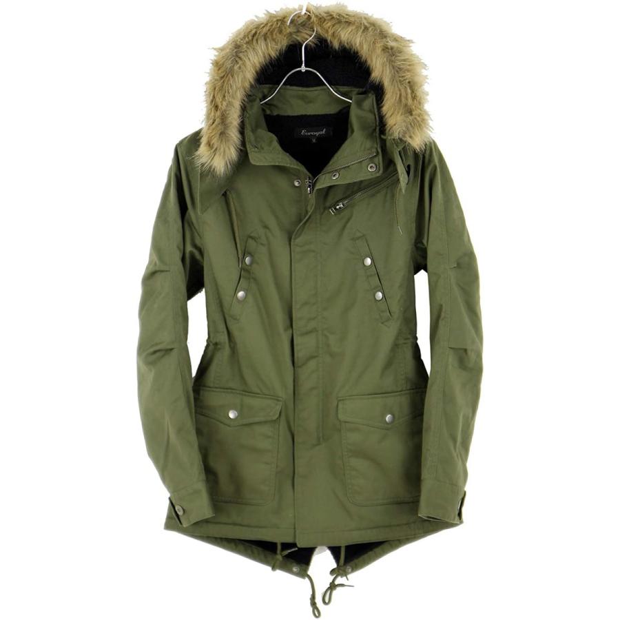 国内在庫 5l カーキ 01hu ロング ミリタリー M 51 冬 ミリタリーコート 裏ボア メンズ モッズコート 大きいサイズ ジャケット Www Affaires Sociales Gouv Cg