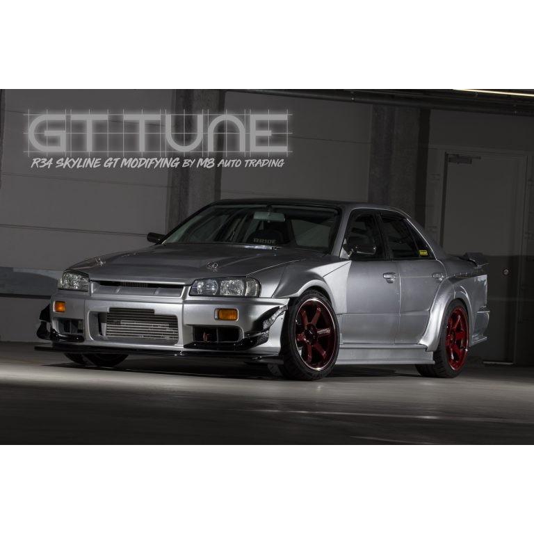GT-tune R34スカイライン ER34 HR34 前期純正バンパー用カナード GT-tune R34スカイライン ER34 HR34 前期純正バンパー用カナード