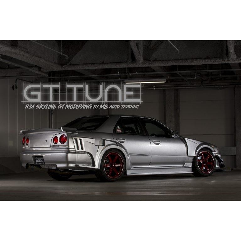 GT-tune フロントオーバーフェンダー（ER34用）　純正フェンダー貼り付けタイプ 約70ｍｍワイド　２ドア/４ドア｜m8autotrading｜05