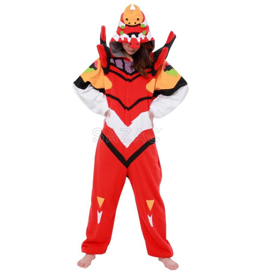 サザック フリース着ぐるみ エヴァンゲリオン2号機 M Eva 002 Cybalinksolutions Com