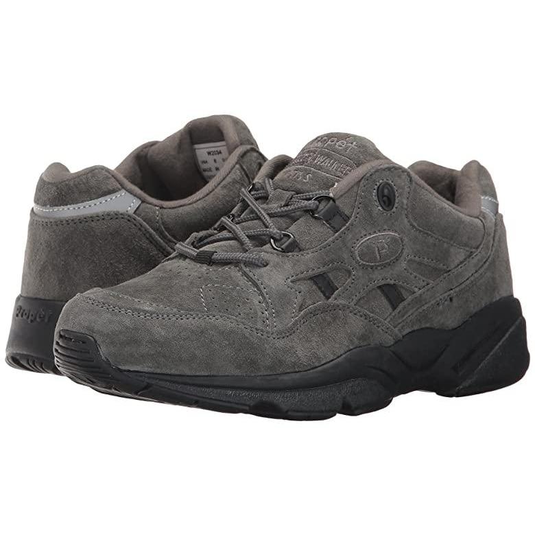 日本ショップ 通販 レディース スニーカー Yahoo ショッピング Walker Suede Stability Shoe Propet Pewter Medicareu002fhcpcs Diabetic Code A5500 558 Axisヤフー店 純正直送 Americanhealthcare Biz Fandrllc Com