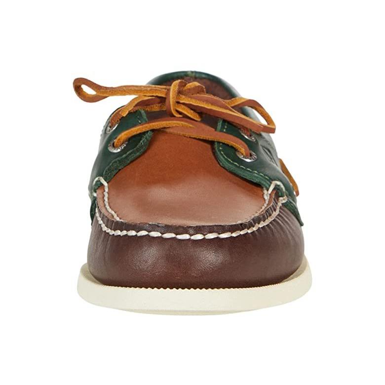 Sperry Au002FO 2-Eye メンズ ボートシューズ デッキシューズ Brown Multi｜ma-axis｜06