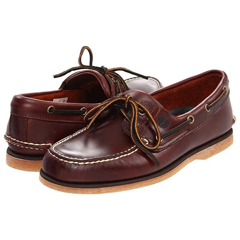 ティンバーランド Classic 2 Eye Boat Shoe メンズ オックスフォード Classic Rootbeer Smooth Leather 7629075 116169 Axisヤフー店 通販 Yahoo ショッピング