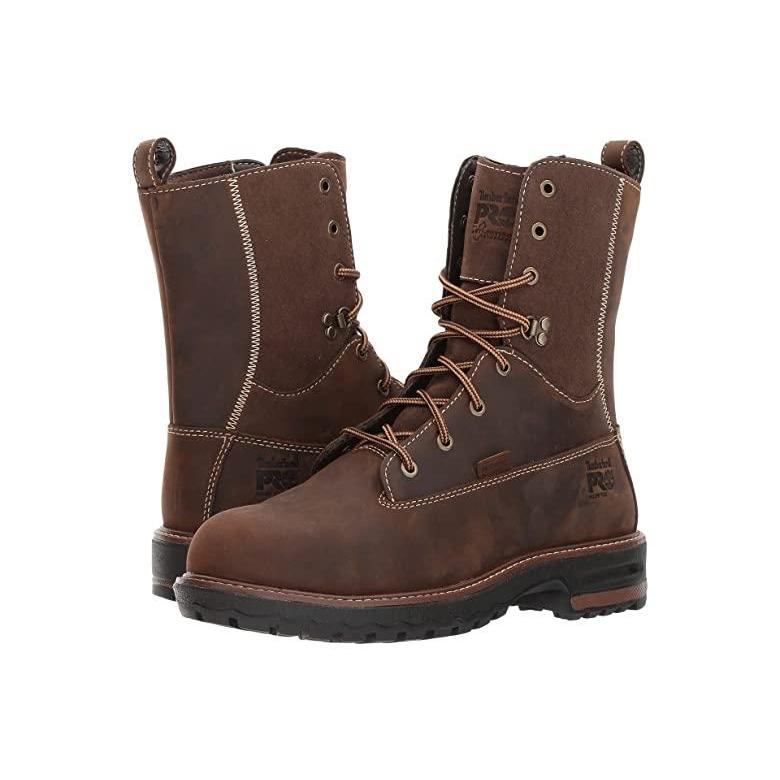 人気絶頂 ティンバーランド Hightower 8 Alloy Safety Toe Waterproof レディース ブーツ Kaffe Full Grain Leather 即納 最大半額 Etechnologies Shop