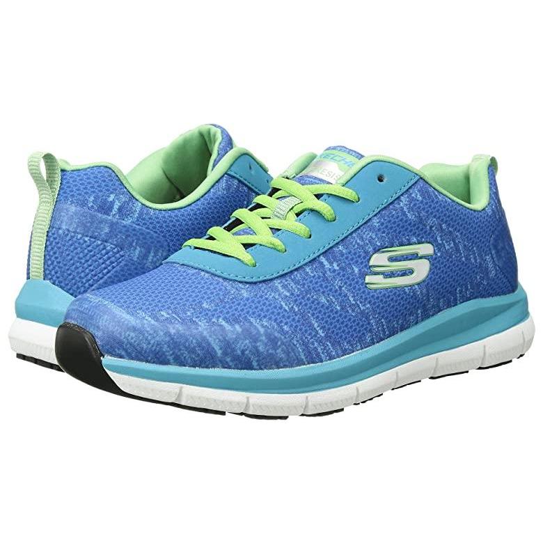 独創的 スケッチャーズ Comfort Flex Sr Hc レディース スニーカー Blue Green 激安ブランド Toscelikspecialsteel Com