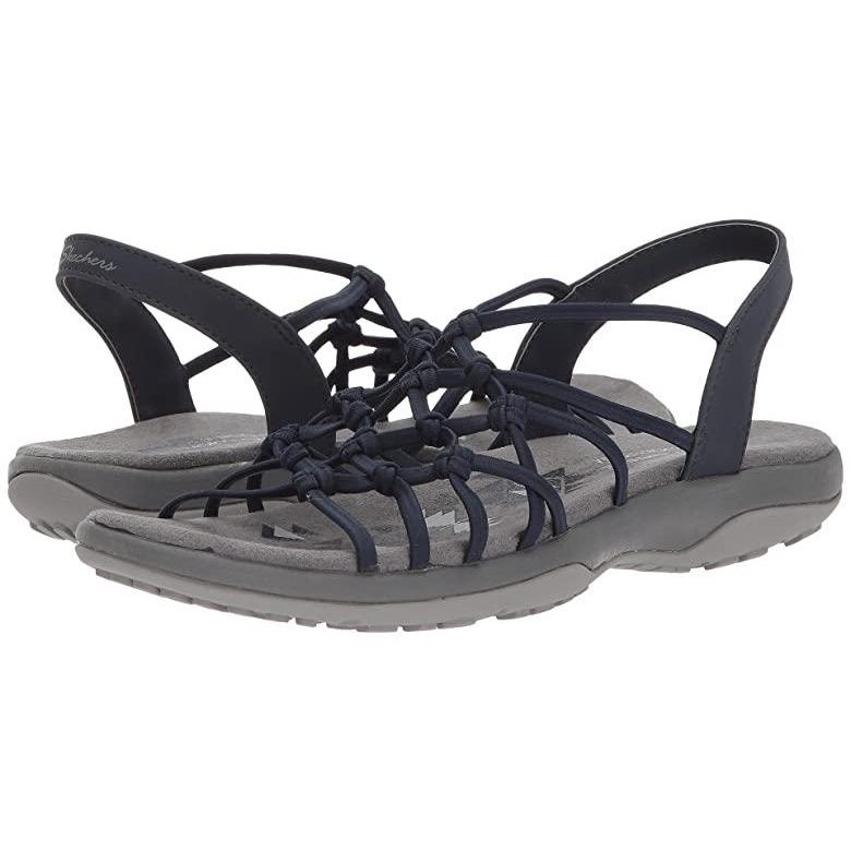 skechers reggae slim forget me knot sandal