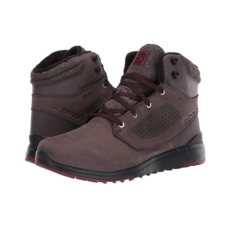 salomon men's utility winter cs waterproof hiking boot