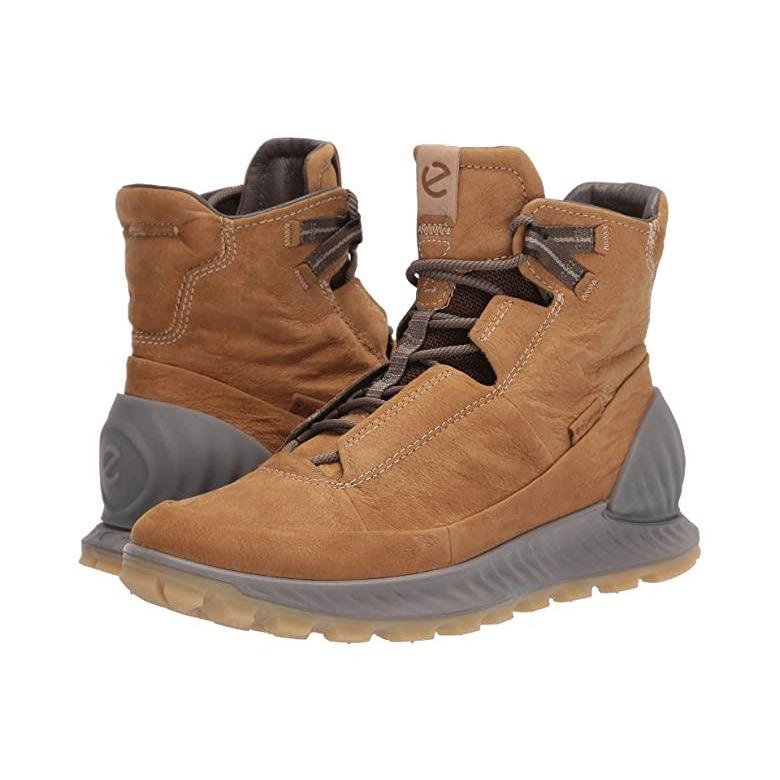 高知インター店 エコー Exostrike High メンズ スニーカー 靴 シューズ Cayote 在庫有 Mdtu Nw Gov Lk