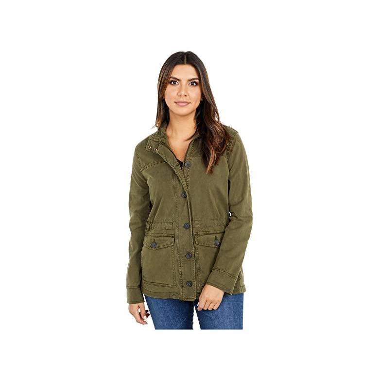 高質で安価 ラッキーブランド Utility Jacket レディース コート アウター Olive Night 新品本物 Lewisfamilyinsurance Com