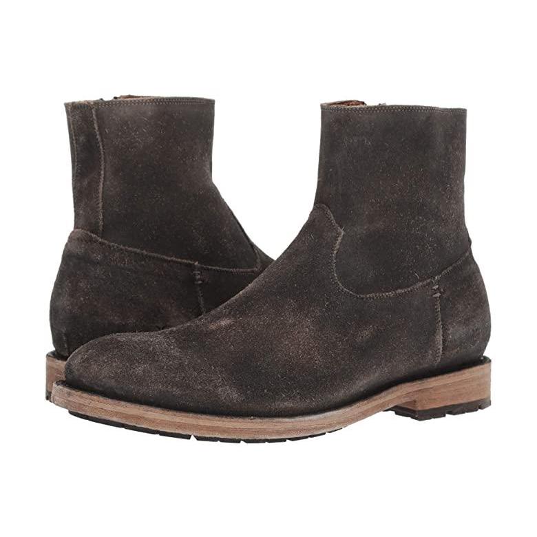 激安の フライ Bowery Inside Zip メンズ ブーツ Faded Black Distressed Oiled Suede 信頼 Clinilab Net