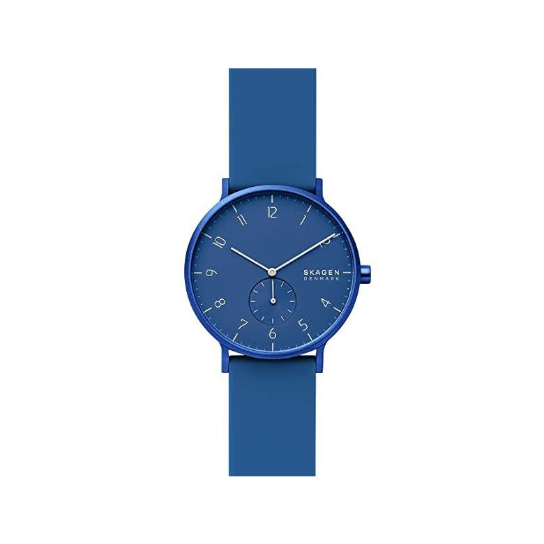 スカーゲン ren Kulor 41mm Three Hand Silicone Watch メンズ 腕時計 時計 ファッションウォッチ Skw6508 Blue Silicone 40 Axisヤフー店 通販 Yahoo ショッピング
