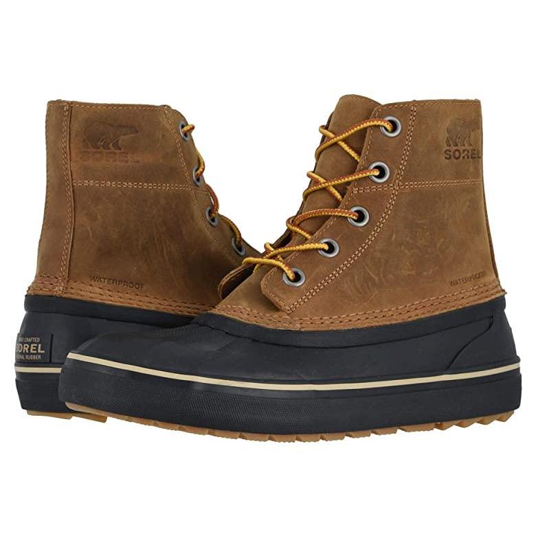 海外正規品 ソレル Cheyanne Metro Lace Waterproof メンズ ブーツ Elk Black 新しいコレクション Www Thaihealthcenter Org