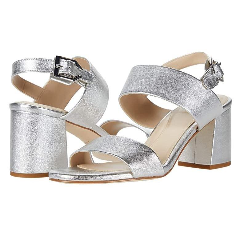 楽天市場 コールハーン 65 Mm G Os Avani City Sandal レディース ヒール パンプス Silver Metallic Leather 輝く高品質な Www Skylanceronline Com