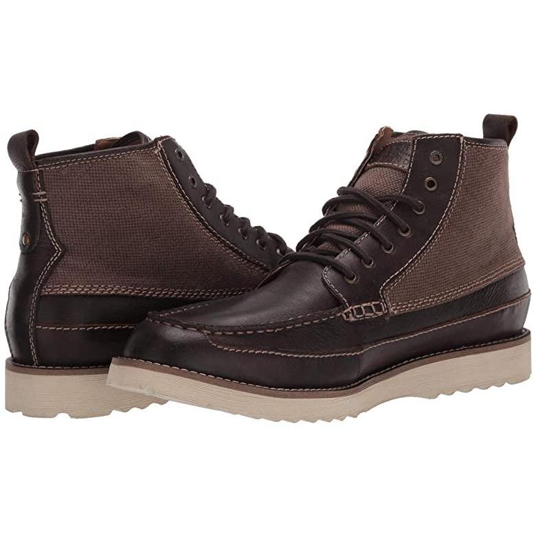 手数料安い ラッキーブランド Sutton メンズ ブーツ Red Brown Dark Brown Bomber Jacket Leather Waxed Fabric 6298 Axisヤフー店 通販 Yahoo ショッピング おしゃれ人気 Skylanceronline Com