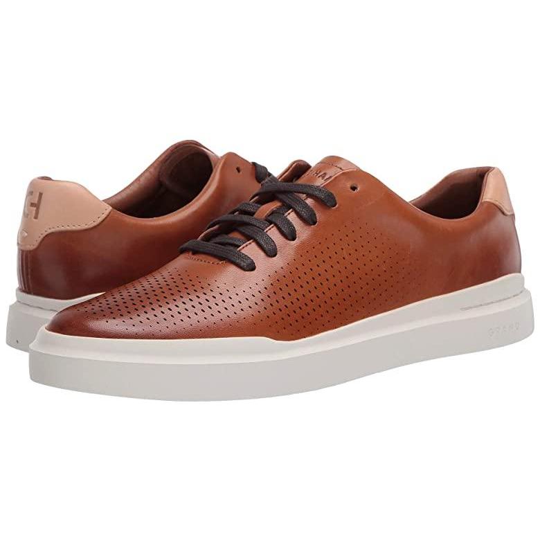 安いそれに目立つ コールハーン Grandpro Rally Laser Cut Sneaker メンズ スニーカー 靴 シューズ British Tan Ivory Rakuten Janusmaister Com