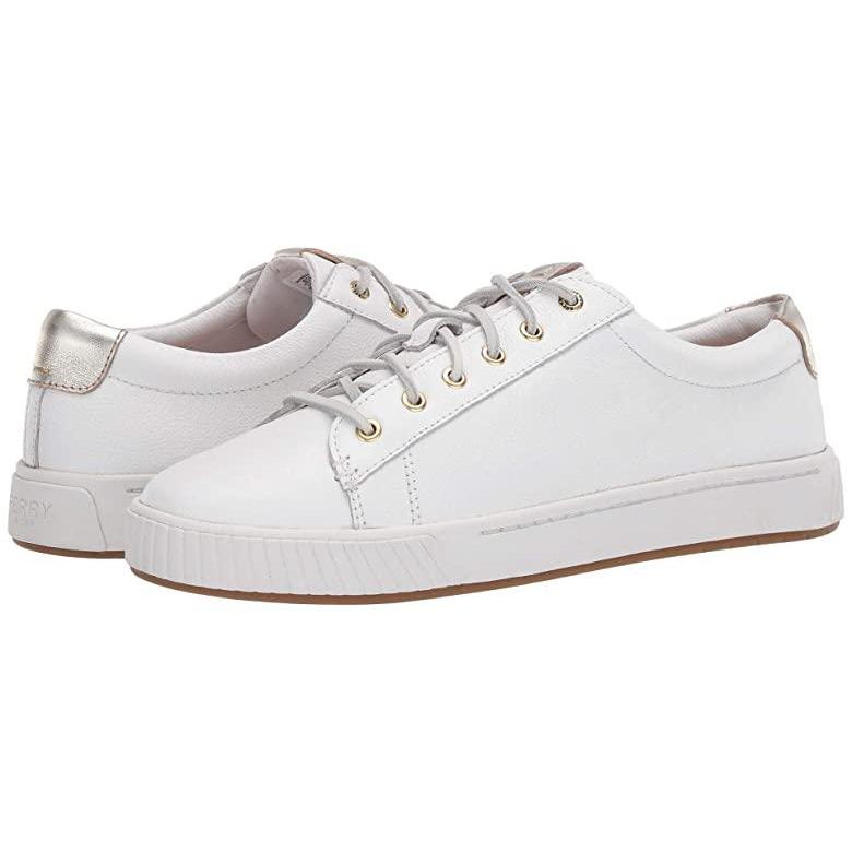 安い販売 Sperry Anchor Plushwave Ltt Leather レディース スニーカー White 日本の正規取扱店 Superavila Com