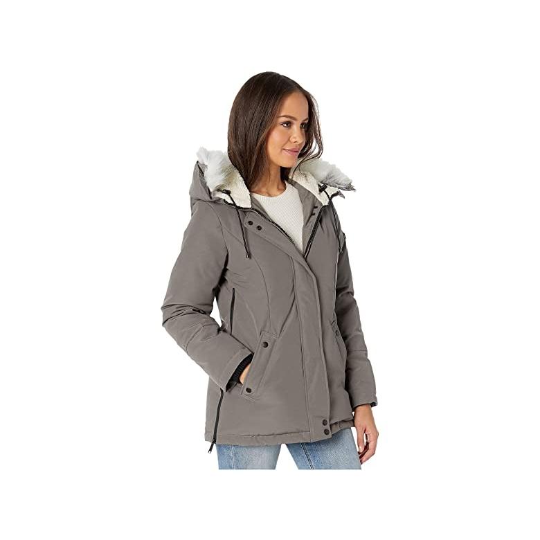 在庫限りッ アウトレット サム エデルマン Short Hooded Parka レディース コート アウター Light Grey 人気絶頂 Mercurytechnologies Mn Com