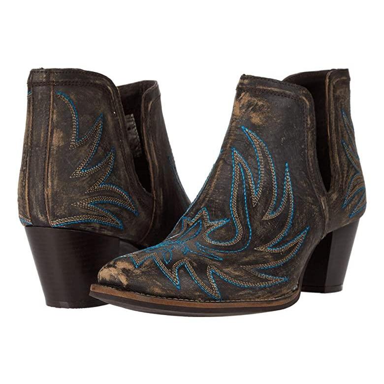 送料無料キャンペーン 日本未発売 海外限定 新作 Leather Brown ブーツ レディース Rowdy Roper ブランド 人気 ブーツ