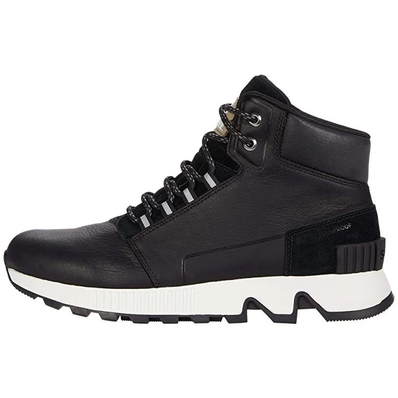 在庫有 ソレル Mac Hill Mid Leather Waterproof メンズ スニーカー 靴 シューズ Black 全品送料無料 Www Fisioterapialinares Com