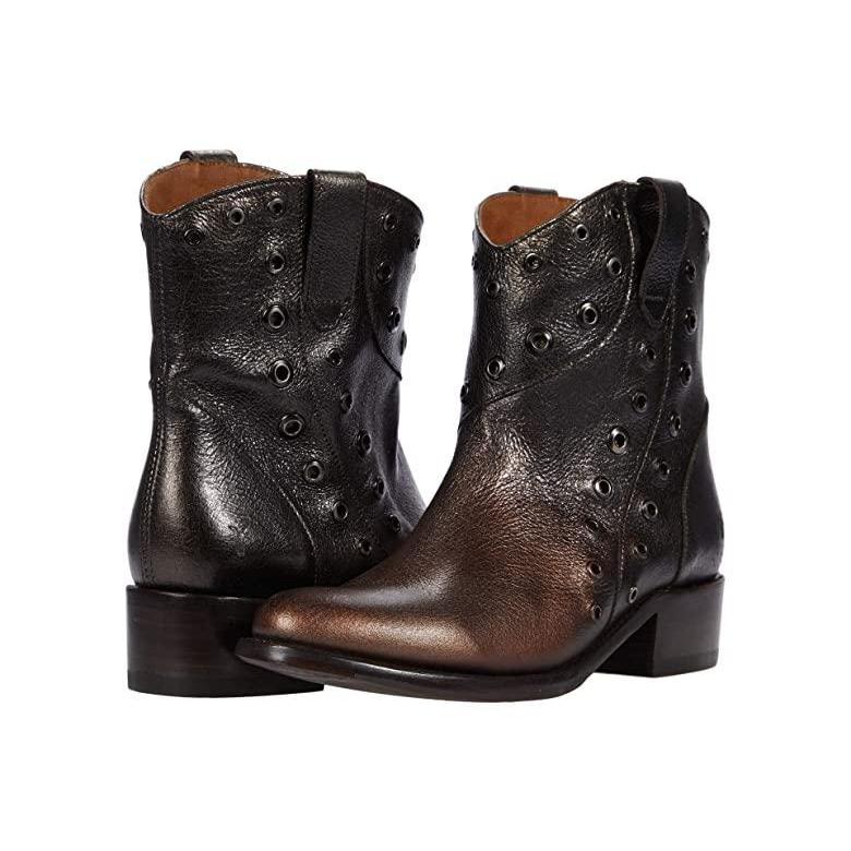 プレミアム フライ Diana Grommet Short レディース ブーツ Pewter Ombre Vintage Metallic 選べる サイズ展開 Skylanceronline Com