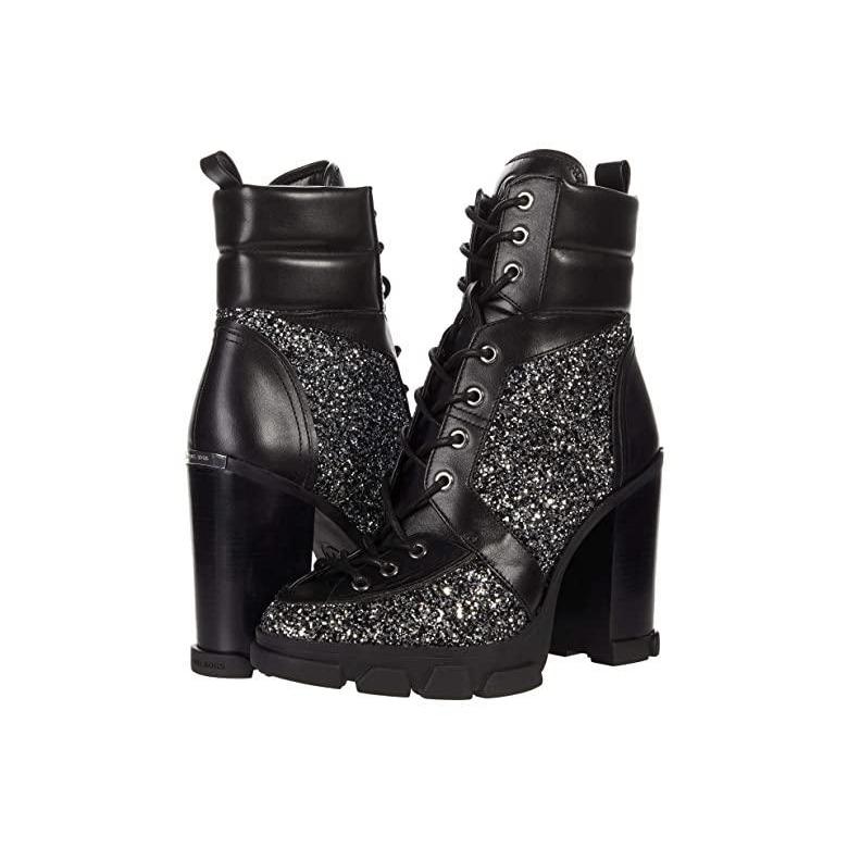 正規取扱店 マイケル コース Ridley Lace Up Bootie レディース ブーツ Black Silver 147 Axisヤフー店 通販 Yahoo ショッピング 正規品 Kpiss Fm