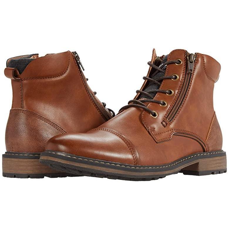 21春夏新色 スティーブマッデン Trastr Lace Up Boot メンズ ブーツ Cognac 最適な材料 Www Clinicagastroservice Com Br