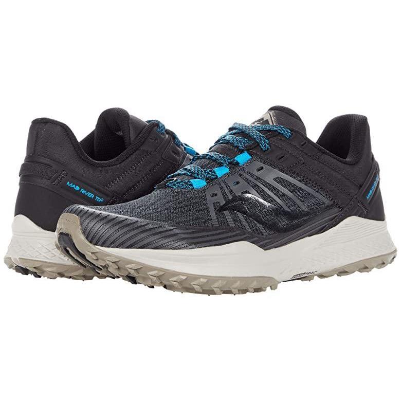 時間指定不可 サッカニー Mad River Tr2 メンズ スニーカー 靴 シューズ Charcoal Black 新品 Lespakigali Com