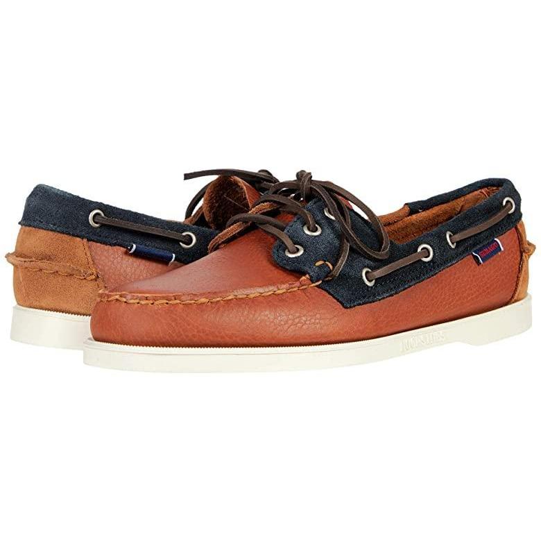 Sebago Portland Three Eye メンズ ボートシューズ デッキシューズ Blue Navy Cognac Dark Brown ブランド品専門の