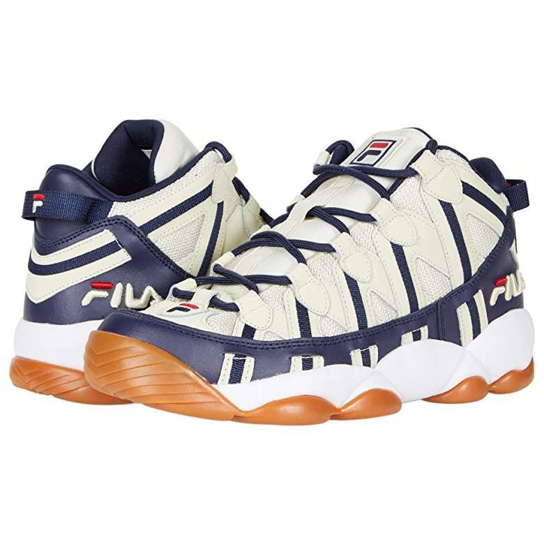超特価激安 フィラ Stackhouse Spaghetti メンズ スニーカー 靴 シューズ Fila Cream White Fila Navy 50 Off Lespakigali Com
