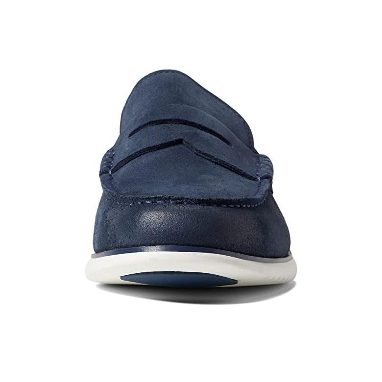 大人も着やすいシンプルファッション コールハーン 2 Zerogrand Ink Navy ローファー メンズ Loafer Penny ローファー メンズサイズ 10 Michiganestateplanning Com