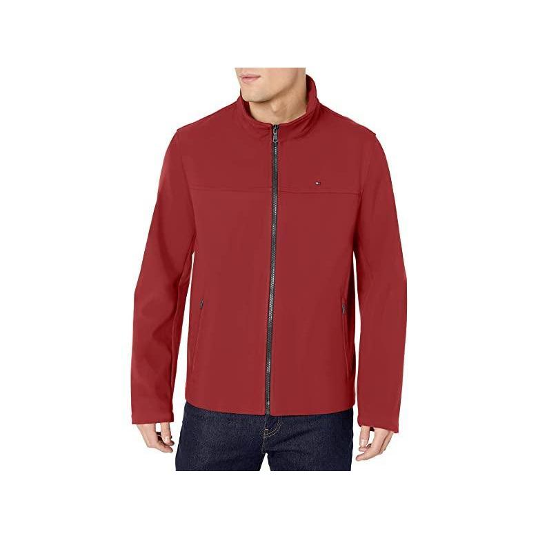 21公式店舗 Shell Soft Active トミー ヒルフィガー ブランド 人気 新作 日本未発売 海外限定 Jacket Red アウター コート メンズ コート アウター