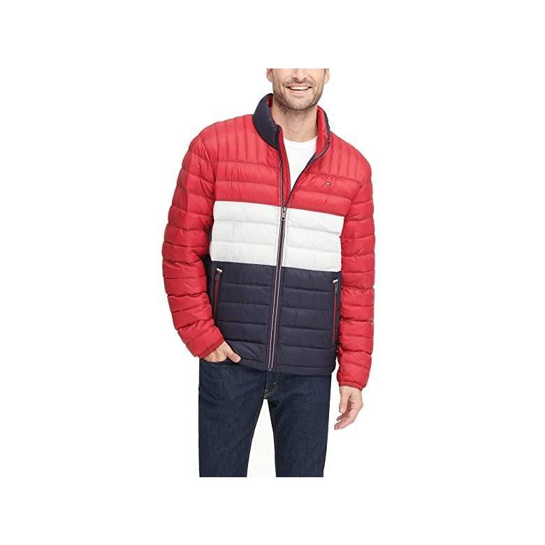 最大15 Offクーポン Ultra トミー ヒルフィガー ブランド 人気 新作 日本未発売 海外限定 Loft Block Color Red White Blue アウター コート メンズ Jacket Puffer Packable コート アウター