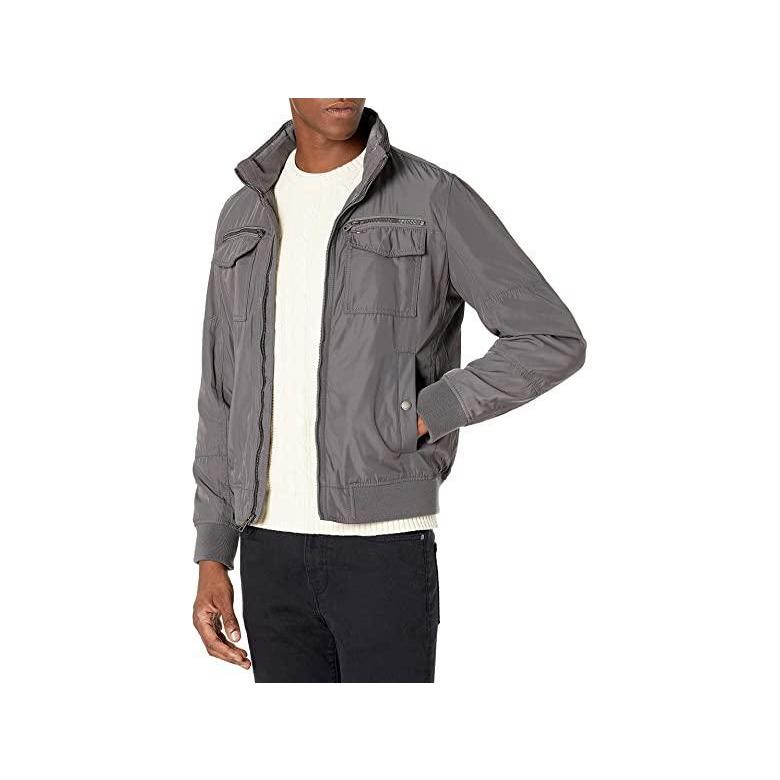 大切な アウター コート メンズ Jacket Bomber Performance トミー ヒルフィガー ブランド 人気 新作 日本未発売 海外限定 Iron Unfilled Grey コート アウター Dagl Tg