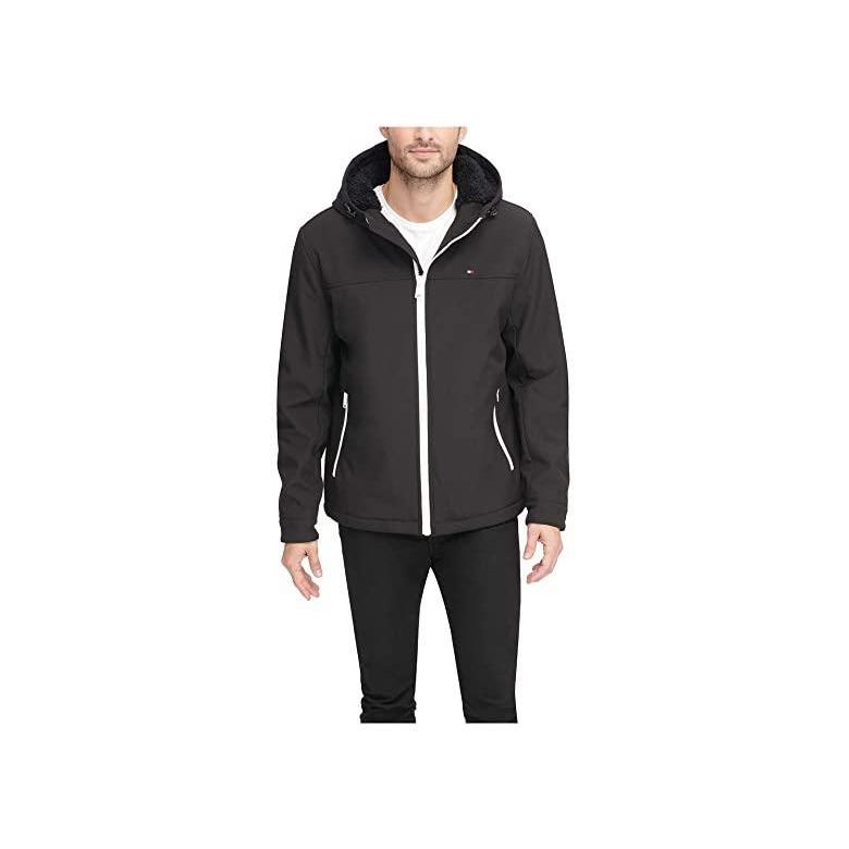 21福袋 海外限定 日本未発売 新作 人気 ブランド トミー ヒルフィガー Performance Hooded Open Bottom Jacket With Bunny Sherpa メンズ コート アウター Black コート アウター Www Radio10 Sr