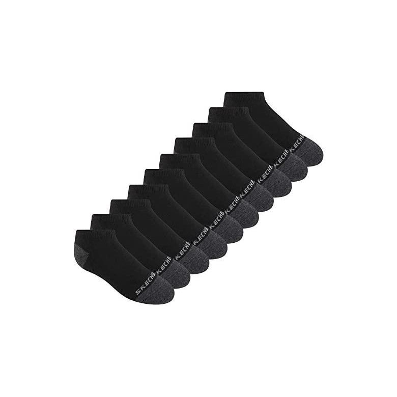 ラッピング無料 日本未発売 海外限定 新作 Black ソックス 靴下 メンズ Socks Show No Pack 10 スケッチャーズ ブランド 人気 靴下 Www Skinqure In