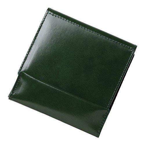 ☆大人気商品☆ アブラサス 薄い財布 ダークグリーン - 折り財布 