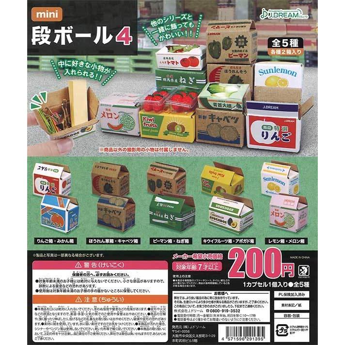 Jドリーム ガチャ mini段ボール4 【全5種コンプセット】 : ミニチュア