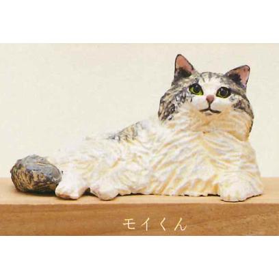 開封済み】キタンクラブ ガチャ 木彫り彫刻家 はしもとみお 猫の彫刻2