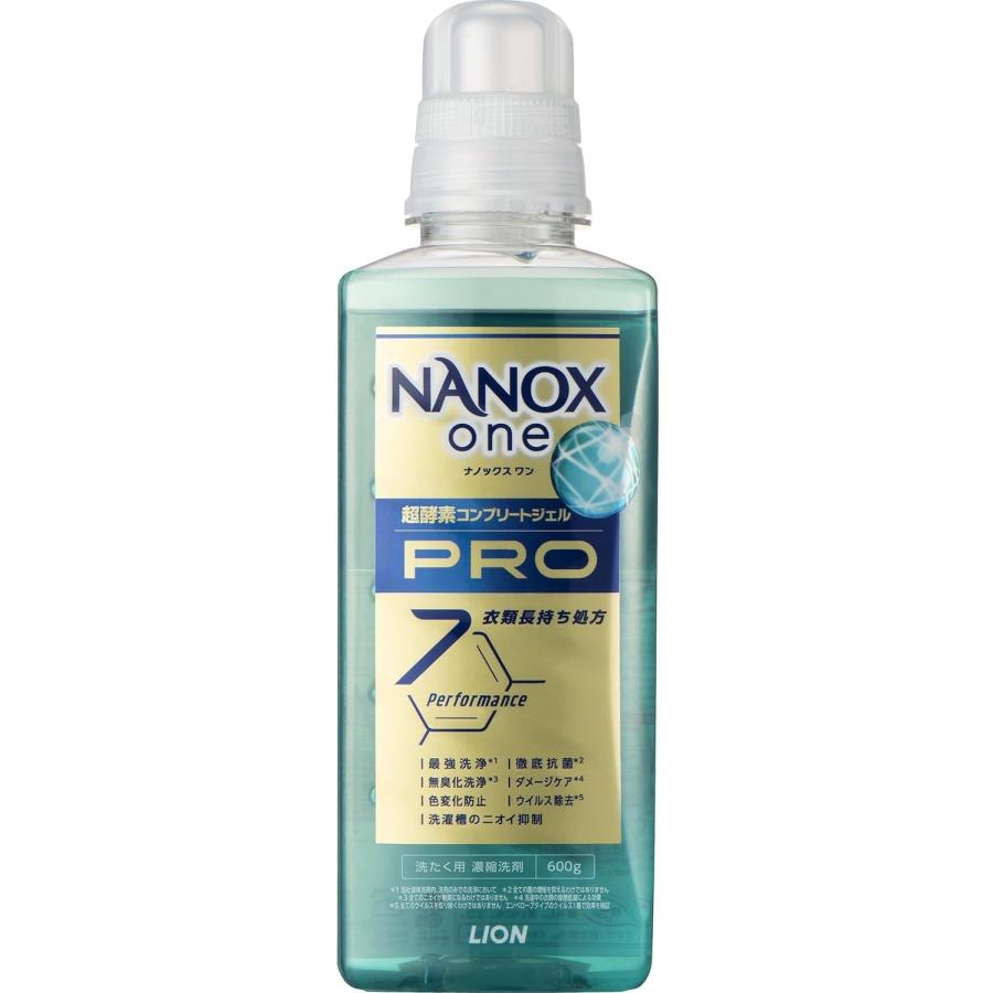 ナノックスワン プロ　600グラム　12本　新品　送料込 SUPER NANOX ナノックスワンプロ one PRO 洗濯洗剤 本体 ボトル 600g +