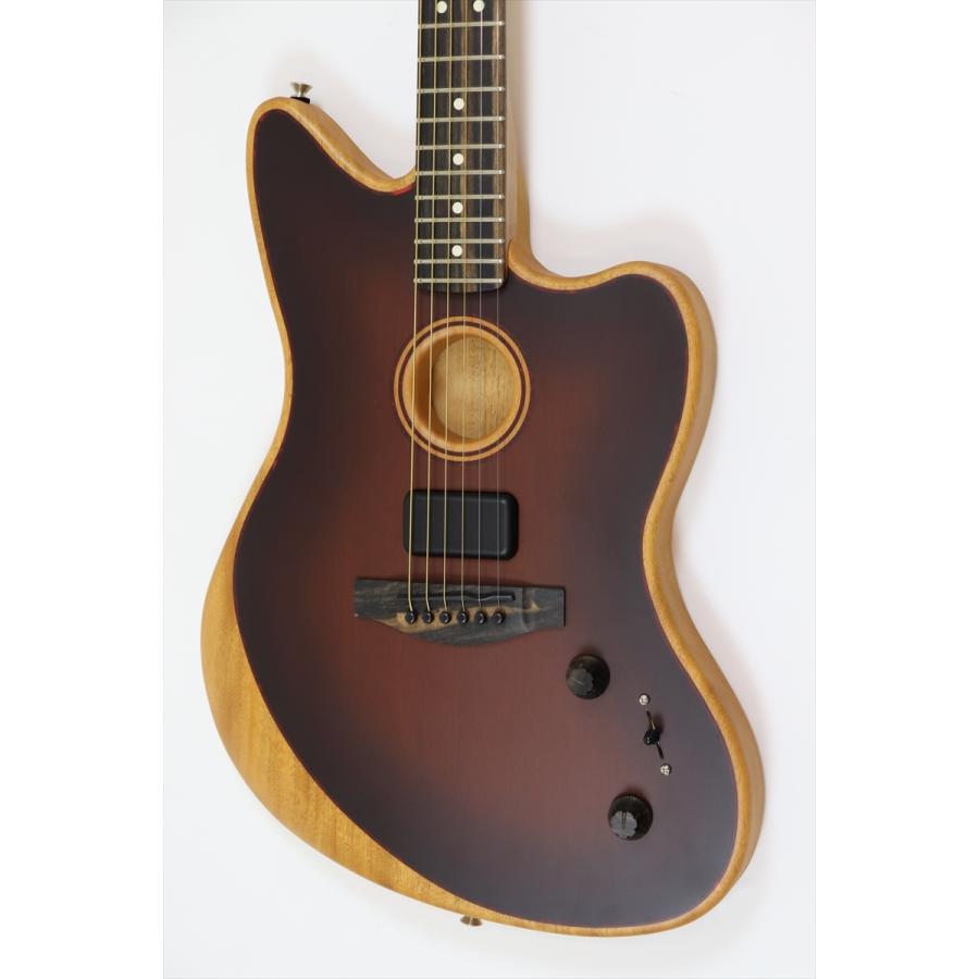 Fender American Acoustasonic Jazzmaster All-Mahogany Bourbon Burst