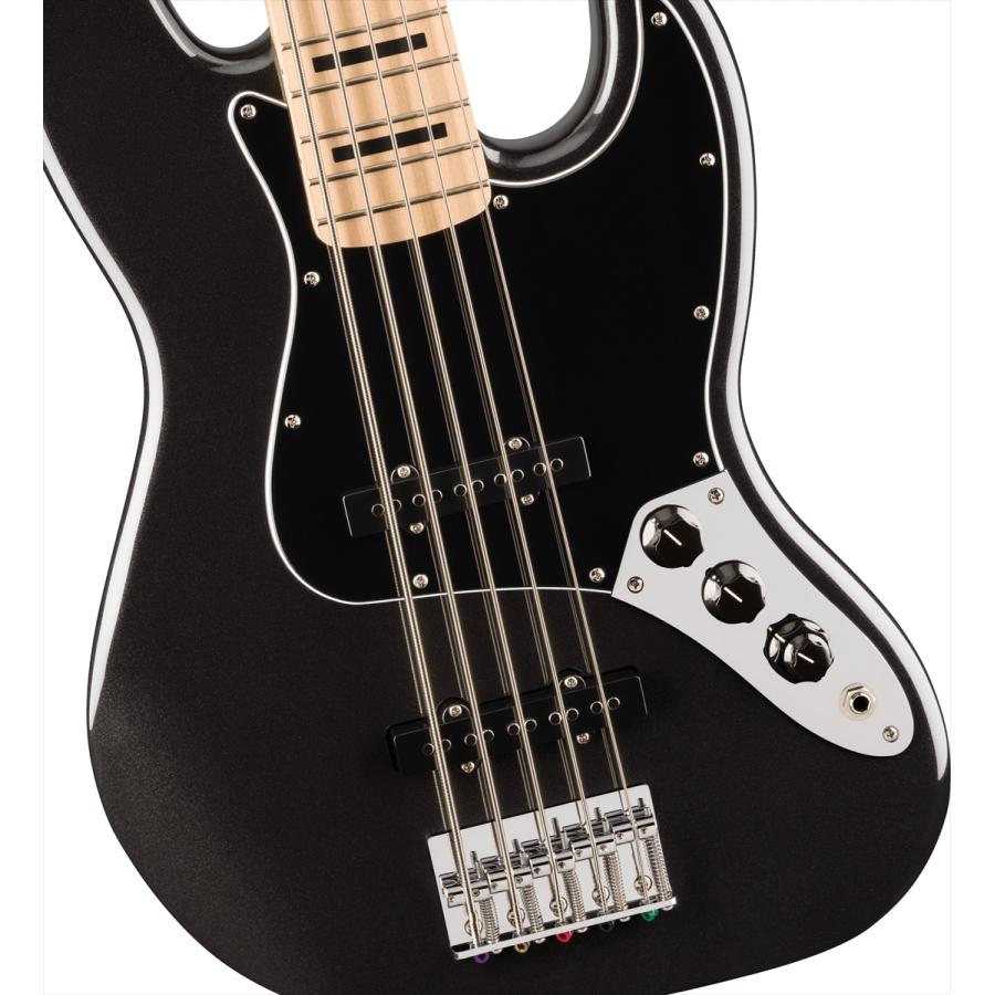 Squier by Fender Affinity Series Active Jazz Bass V Black Metallic