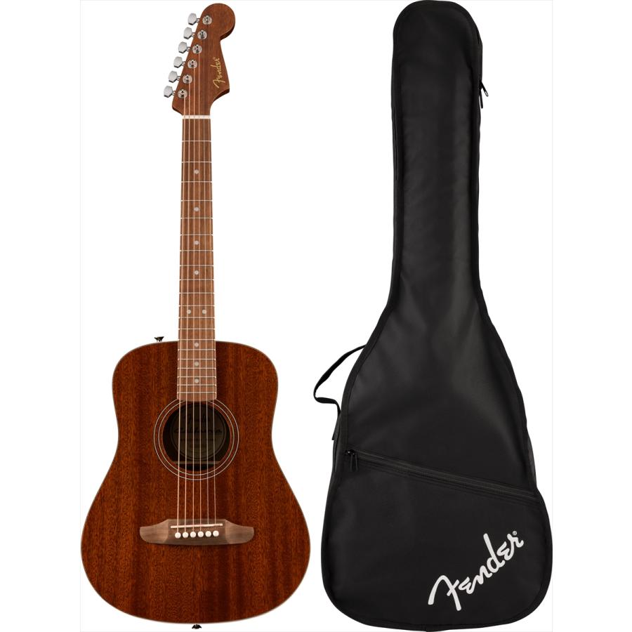Fender California Standard Redondo Mini with Bag Natural Sapele