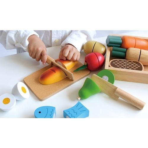 エドインターのPETIT MARCHE　First Little Chef　ファーストリトルシェフ　アルコール除菌OK　木製ままごとセット | エド・インター | 01
